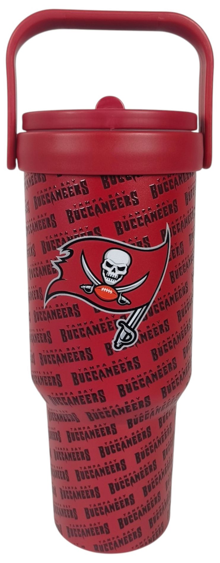 Pegasus Sports Tampa Bay Buccaneers Red 40 oz. Logo Wordmark Tumbler