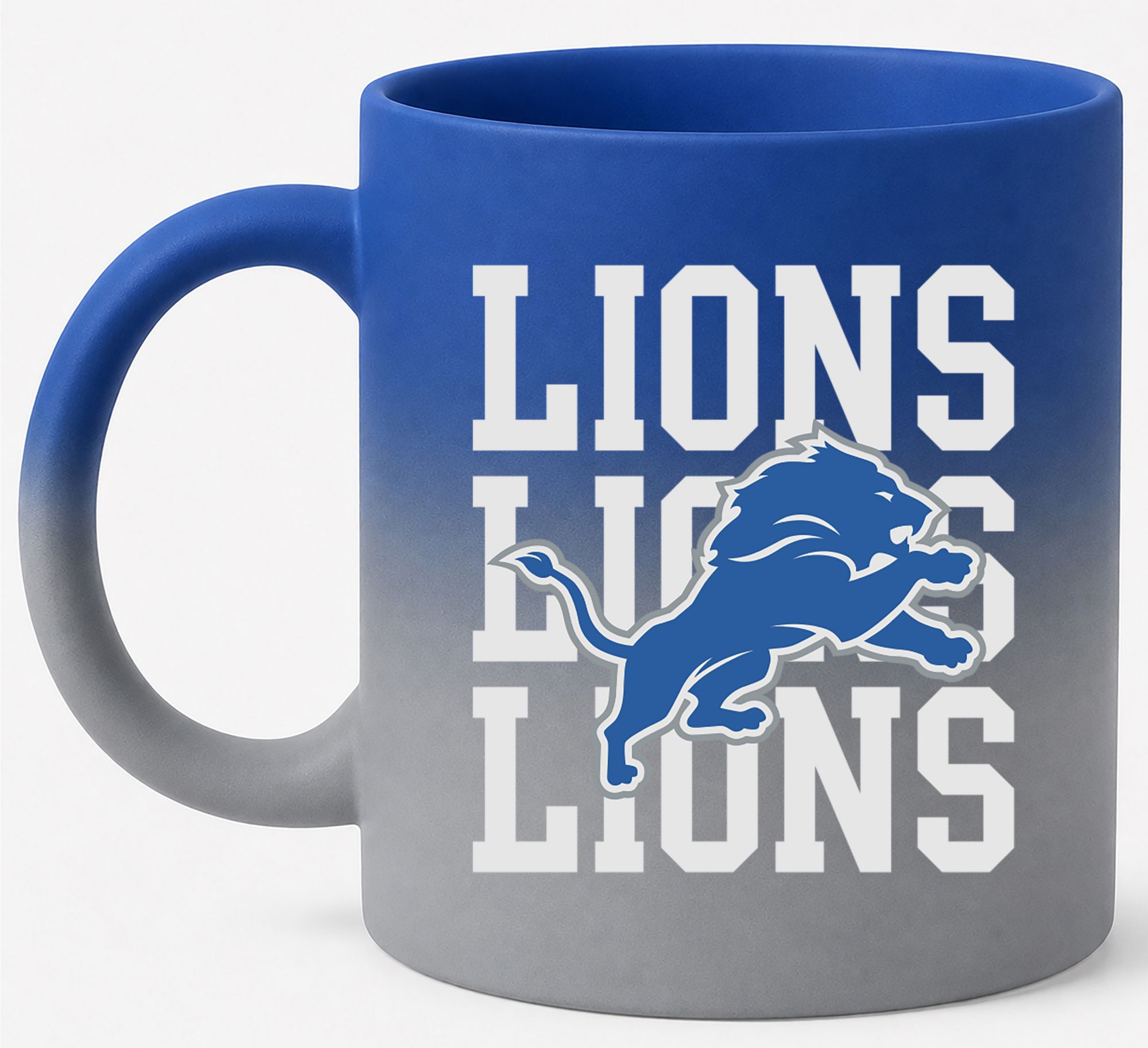 Pegasus Sports Detroit Lions Blue 16 oz. Soft Touch Mug