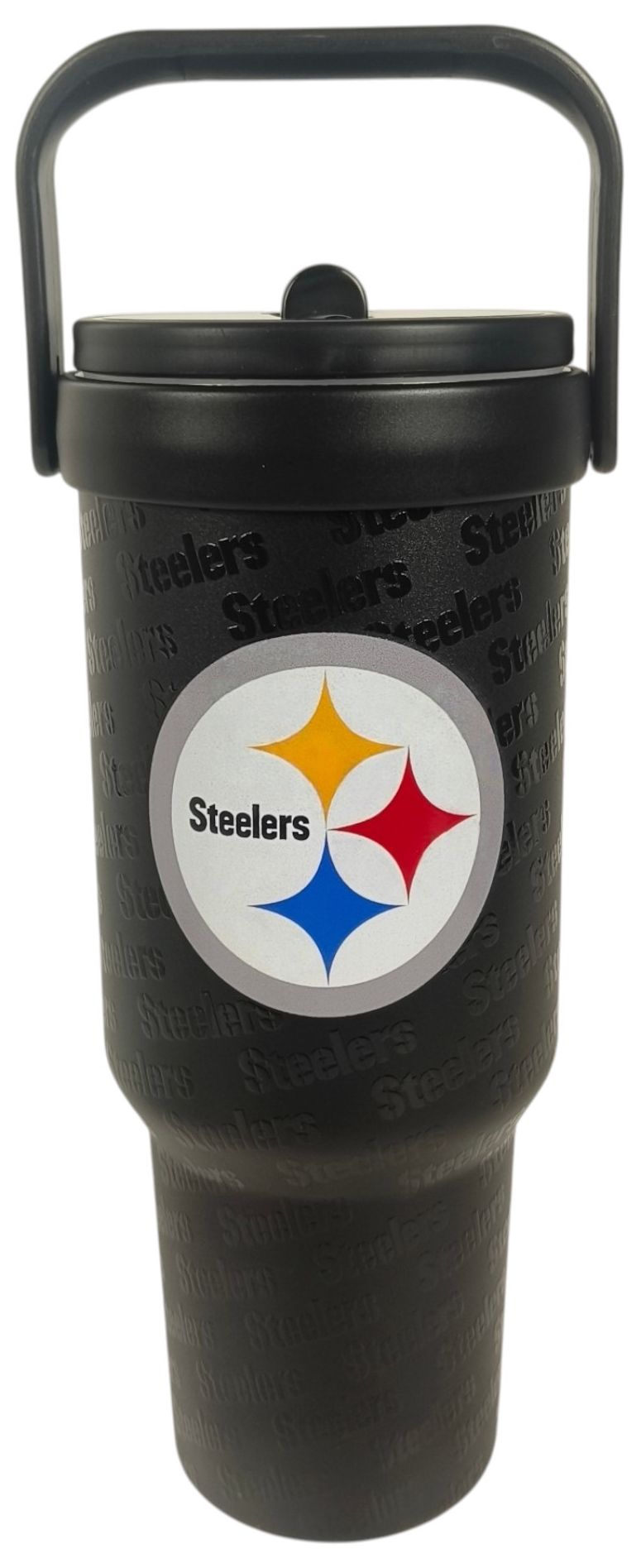 Pegasus Sports Pittsburgh Steelers Yellow 40 oz. Logo Wordmark Tumbler