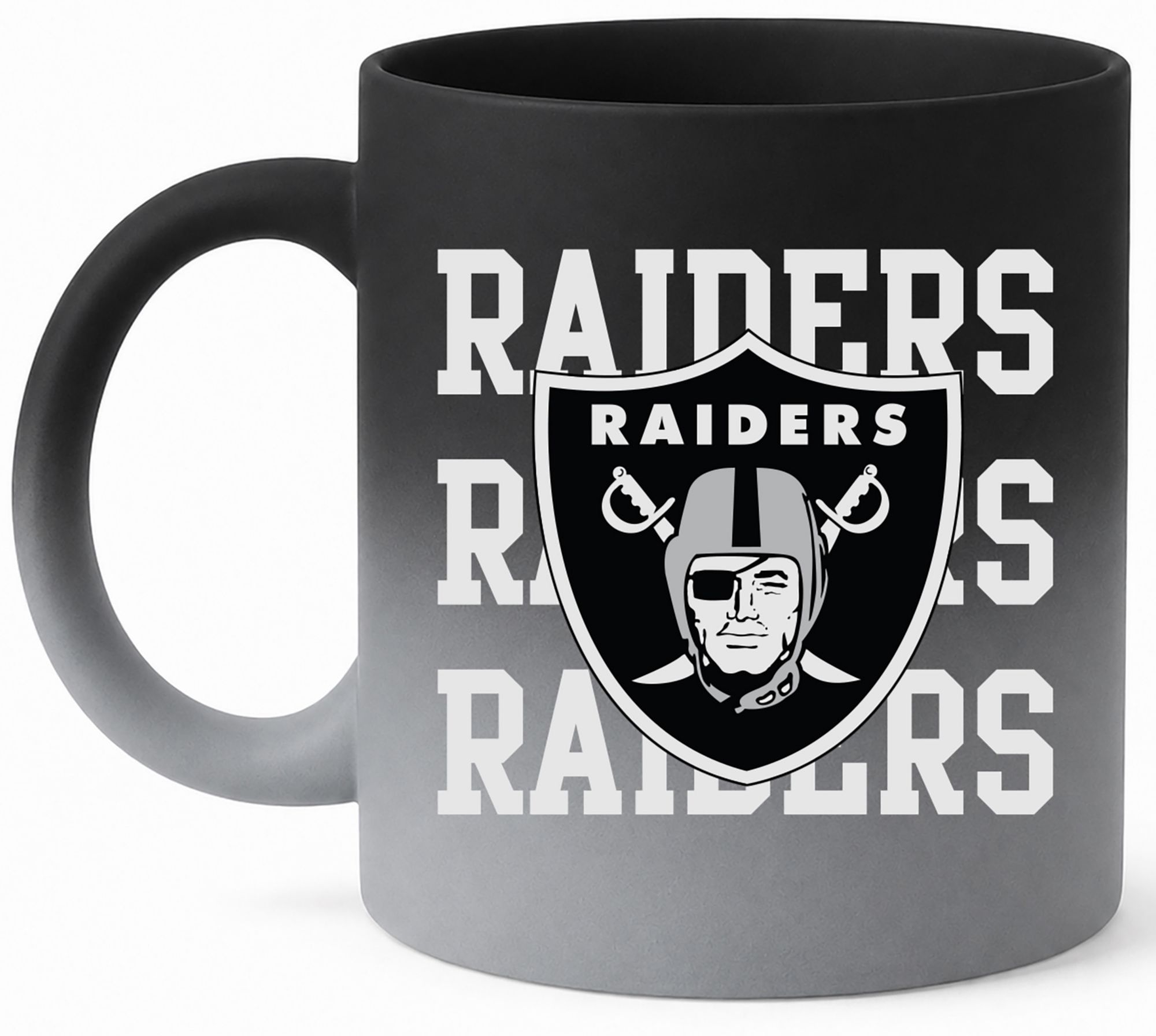 Pegasus Sports Las Vegas Raiders Black 16 oz. Soft Touch Mug