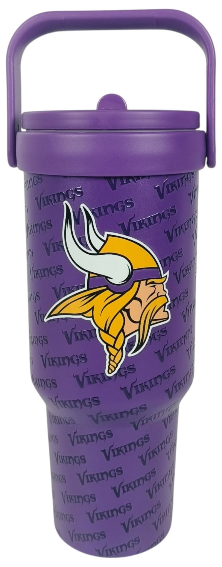 Pegasus Sports Minnesota Vikings Purple 40 oz. Logo Wordmark Tumbler