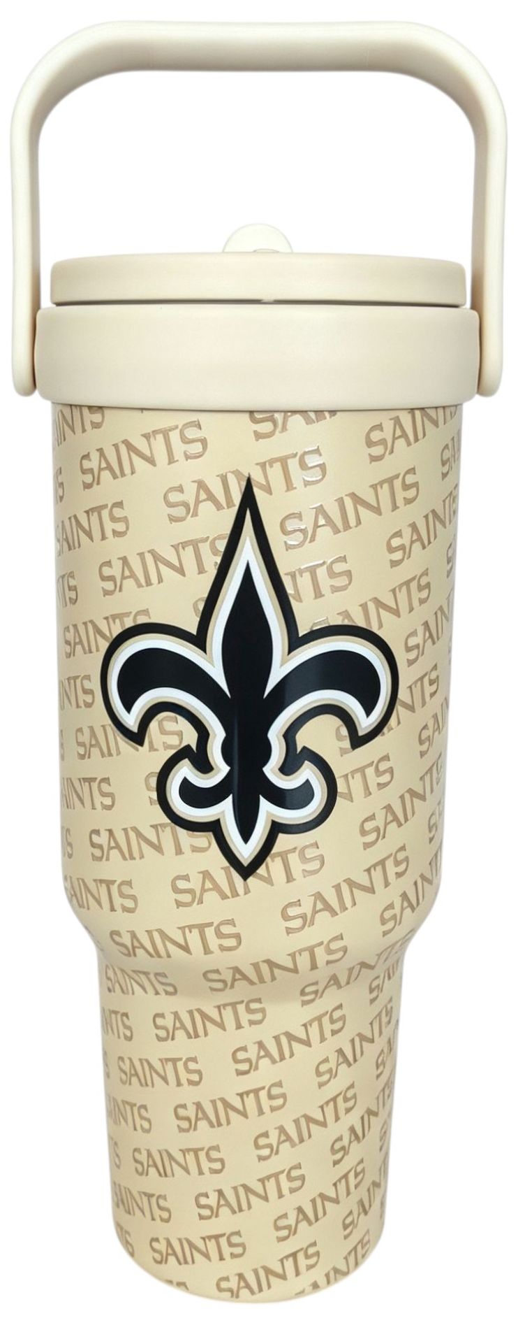 Pegasus Sports New Orleans Saints Gold 40 oz. Logo Wordmark Tumbler