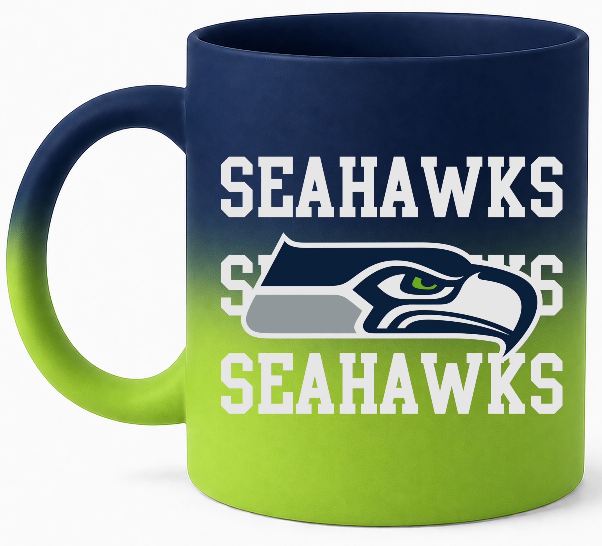 Pegasus Sports Seattle Seahawks Navy 16 oz. Soft Touch Mug