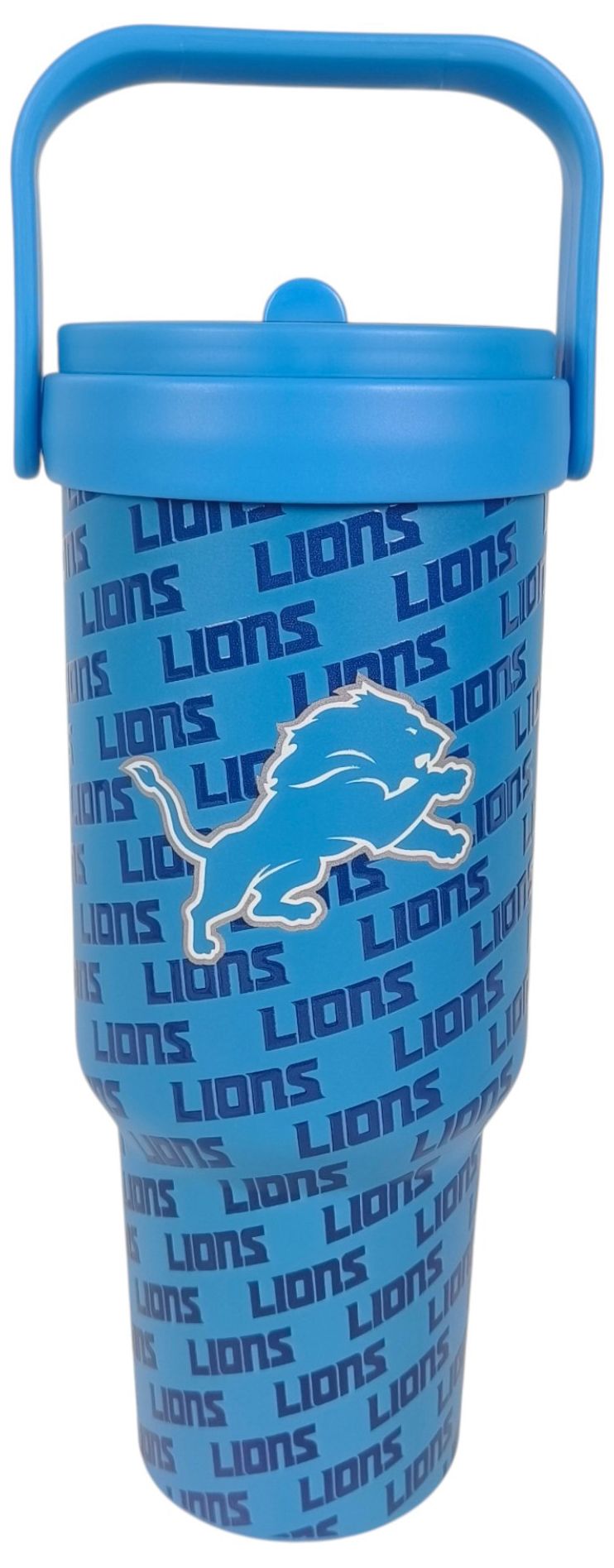 Pegasus Sports Detroit Lions Blue 40 oz. Logo Wordmark Tumbler