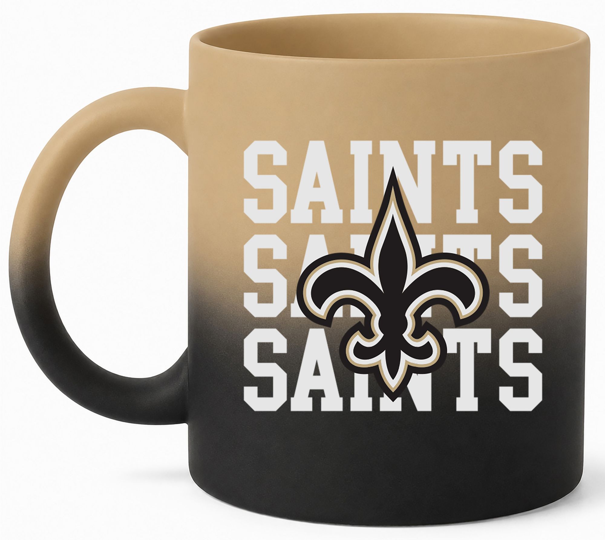 Pegasus Sports New Orleans Saints Black 16 oz. Soft Touch Mug