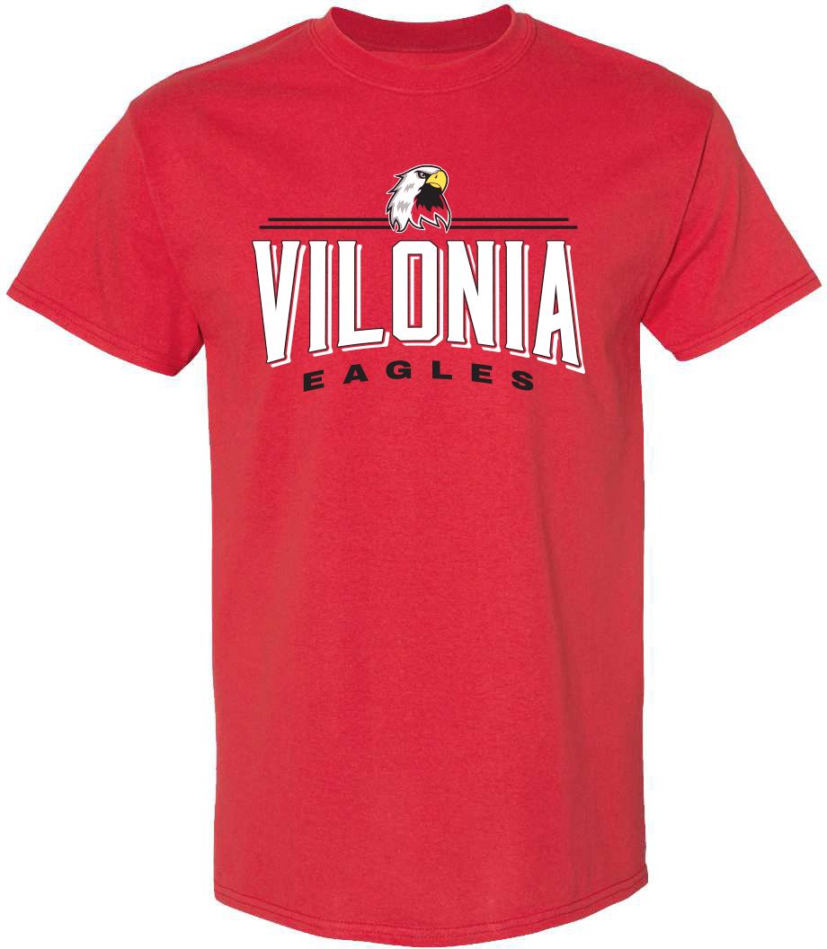 Pel Athletic Adult Vilonia High School Red T-Shirt