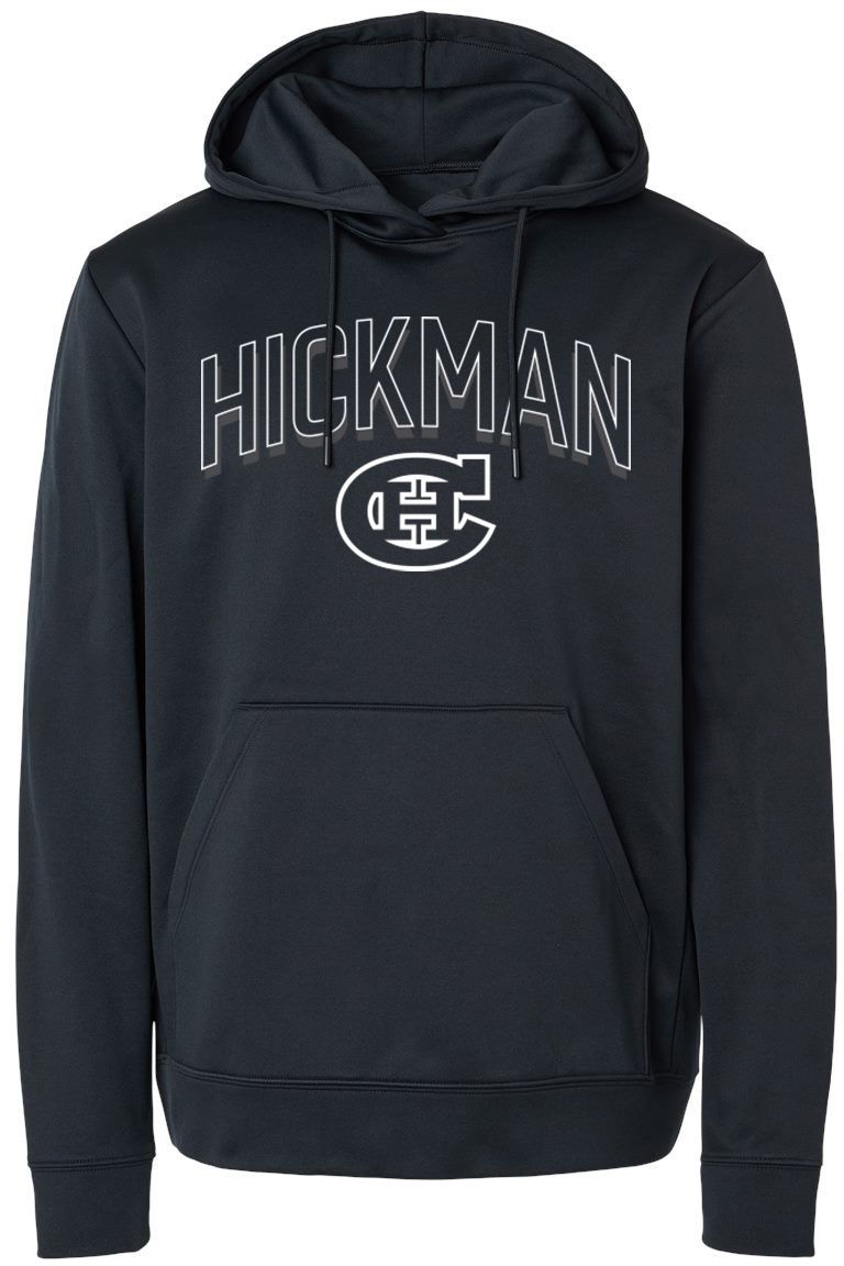 Pel Athletic Adult Hickman High School Black Pullover Hoodie