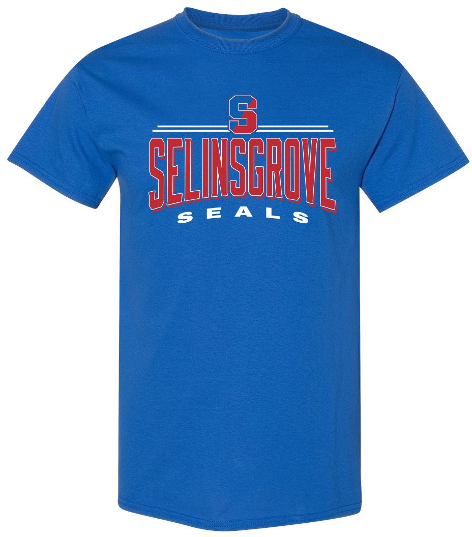 Pel Athletic Adult Selinsgrove Area High School Royal T-Shirt