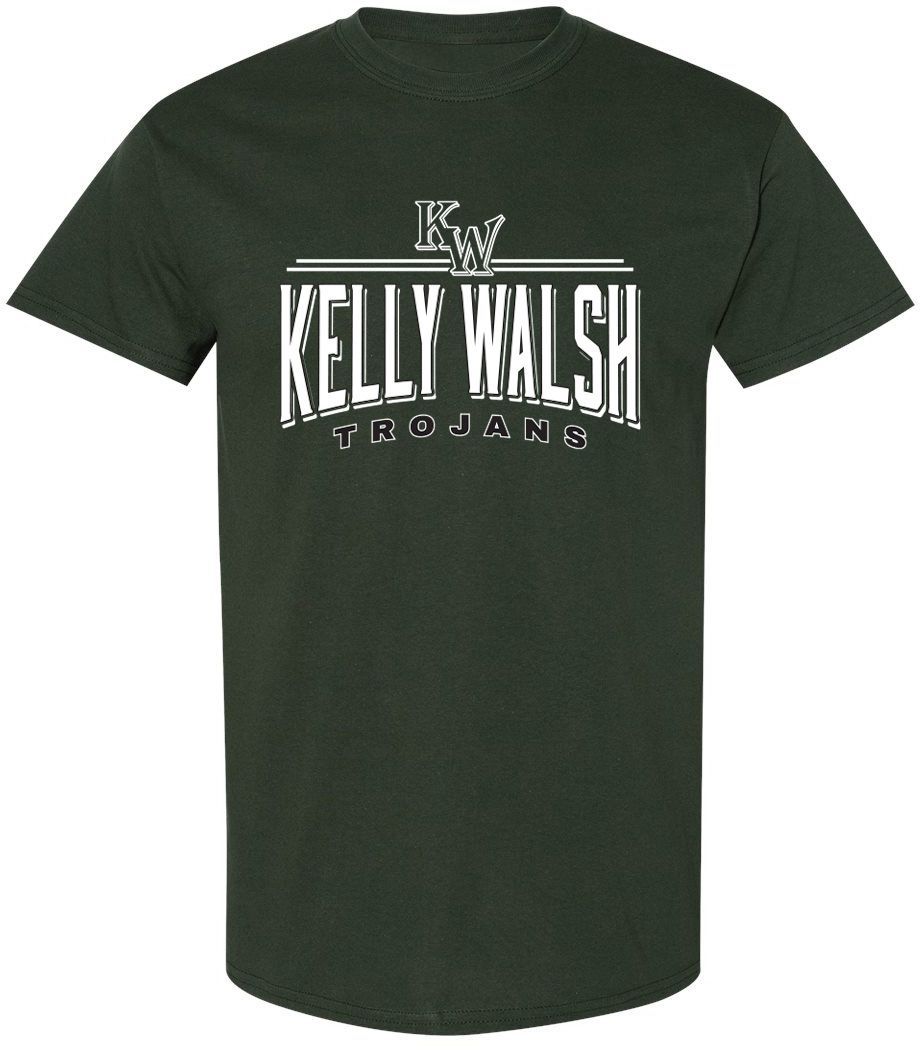 Pel Athletic Adult Kelly Walsh High School Forest T-Shirt
