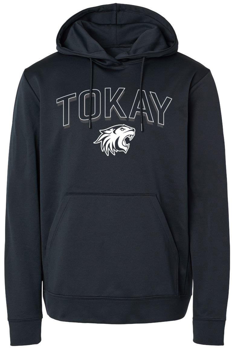 Pel Athletic Adult Tokay High School Black Pullover Hoodie