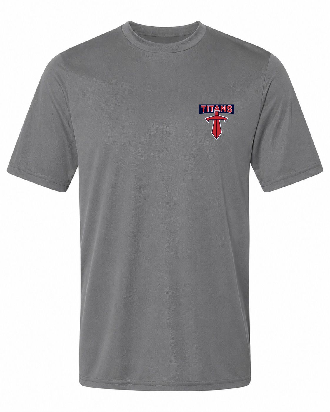 Pel Athletic Adult Centennial High School Steel Gray T-Shirt
