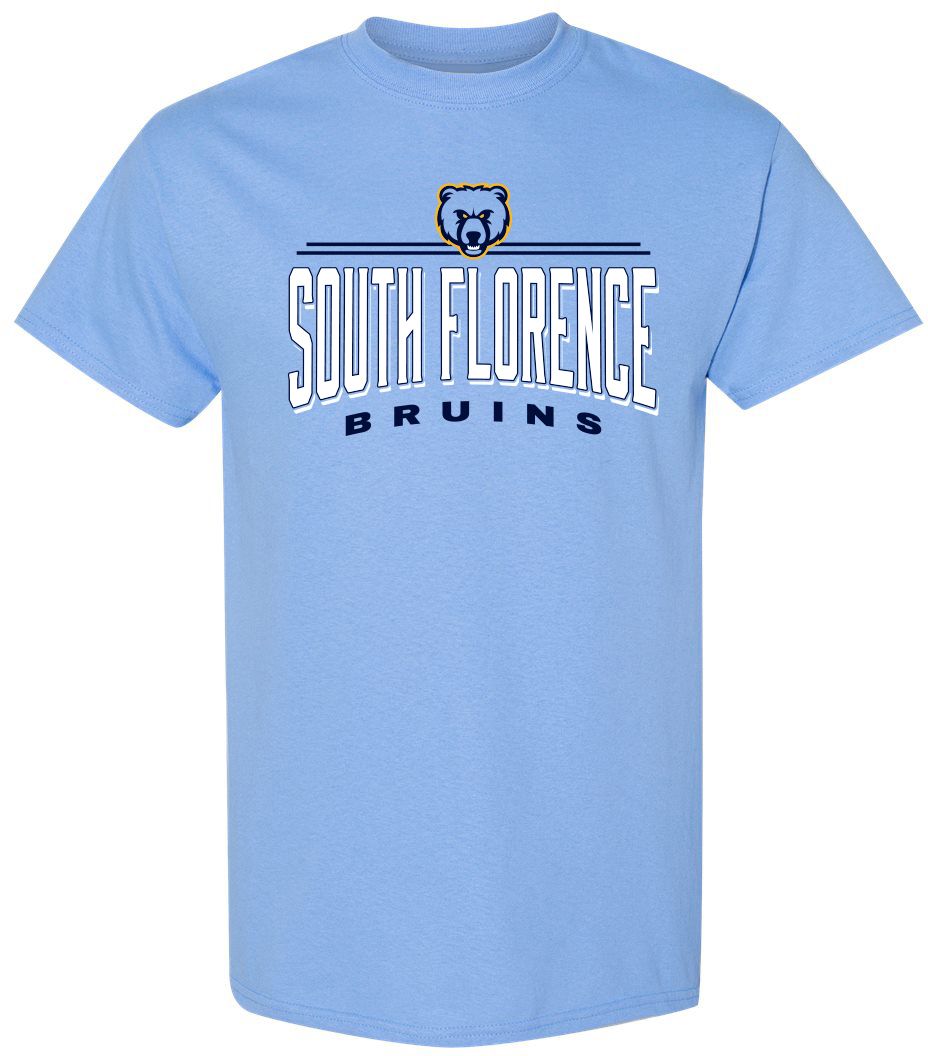 Pel Athletic Adult South Florence High School Blue T-Shirt