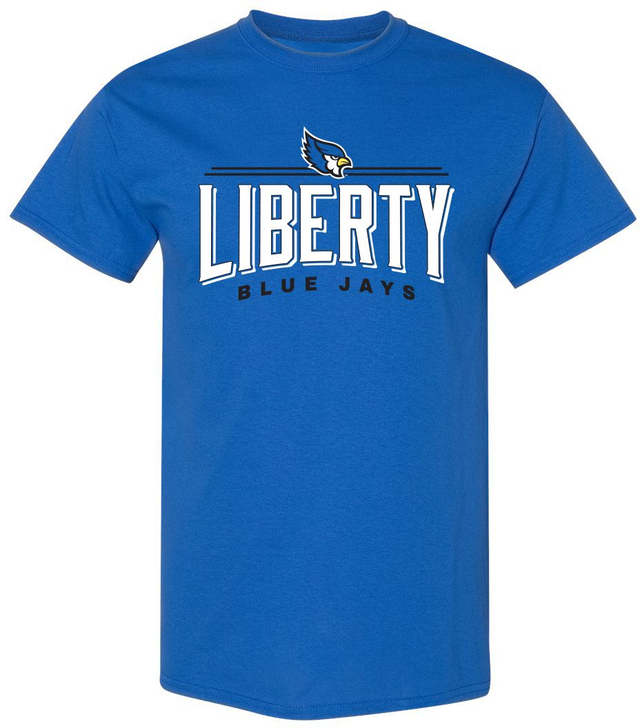 Pel Athletic Adult Liberty High School Royal T-Shirt