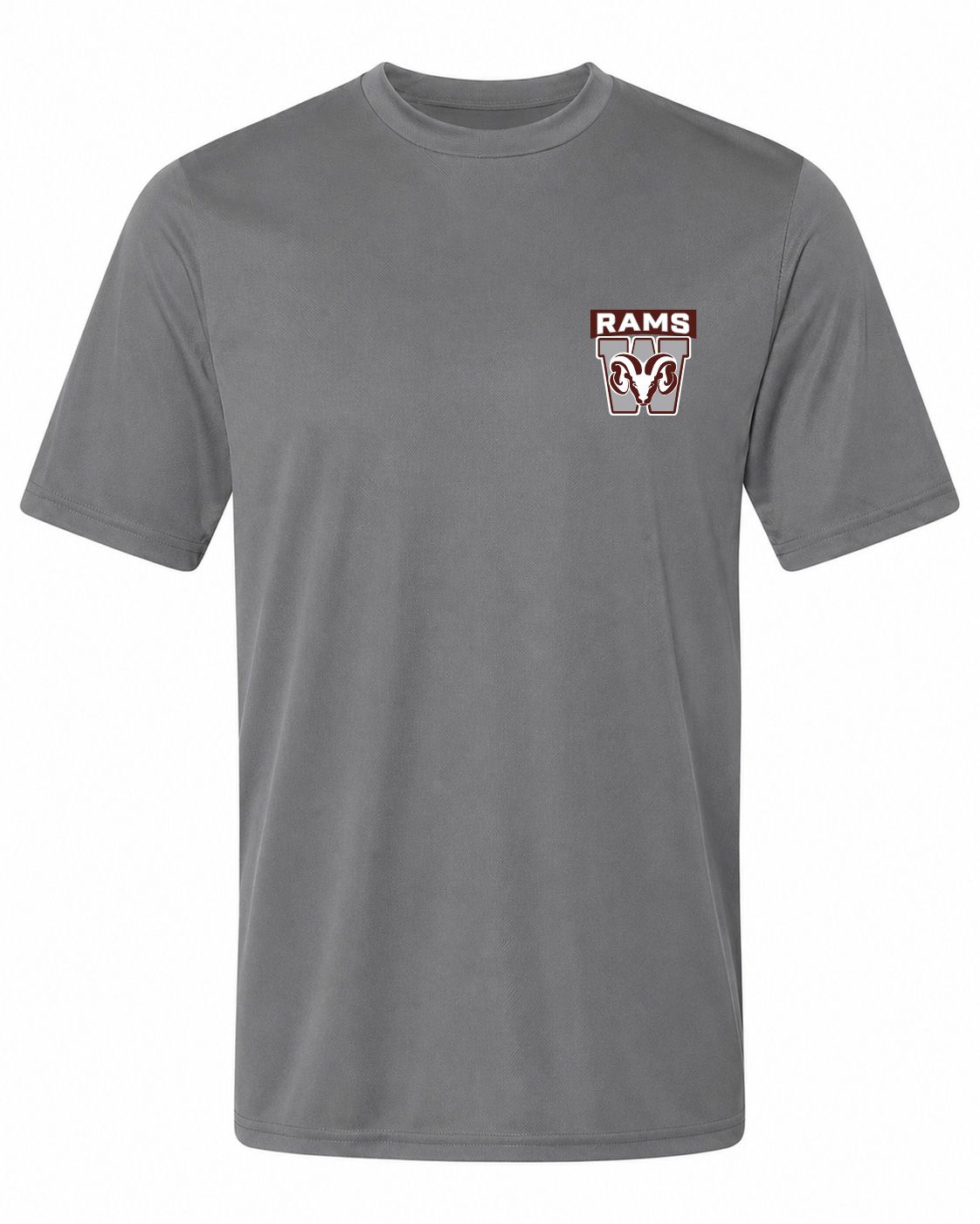 Pel Athletic Adult Westside High School Steel Gray T-Shirt