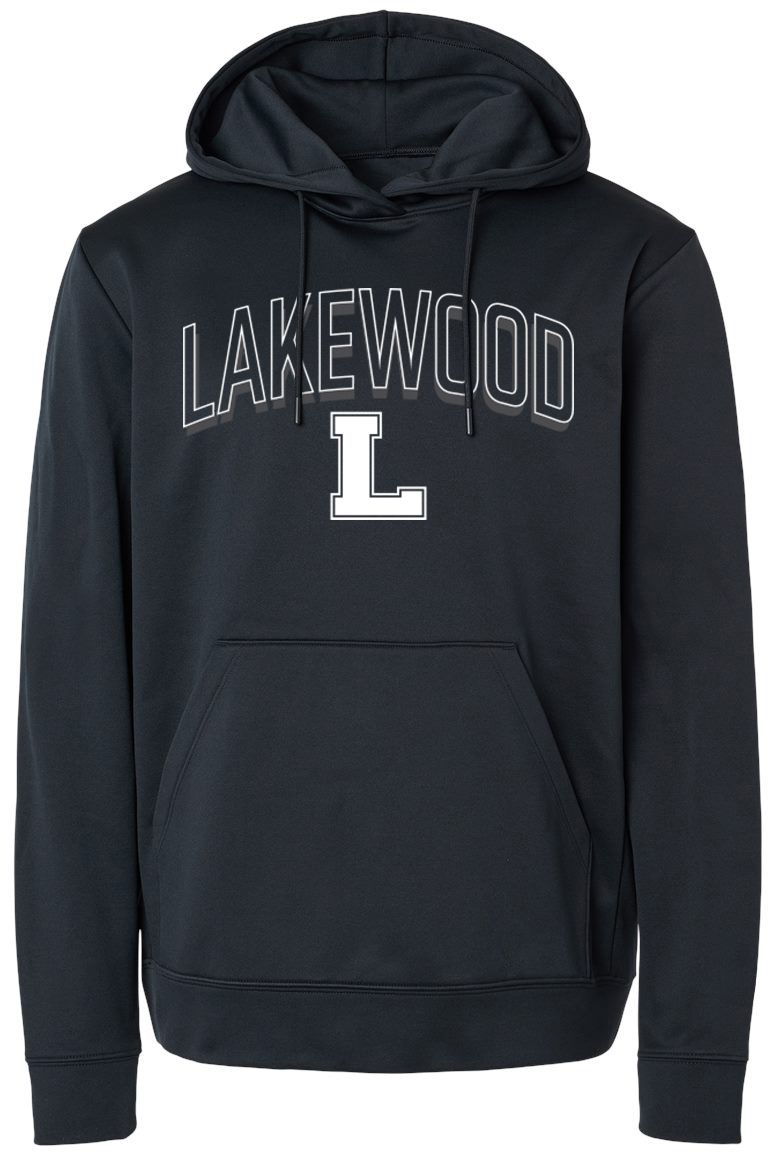 Pel Athletic Adult Lakewood High School Black Pullover Hoodie