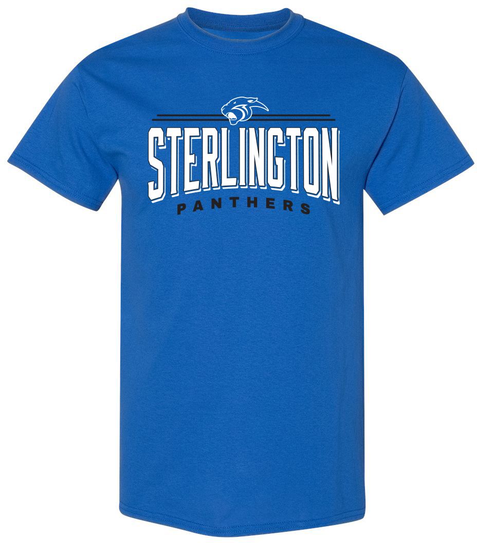 Pel Athletic Adult Sterlington High School Royal T-Shirt