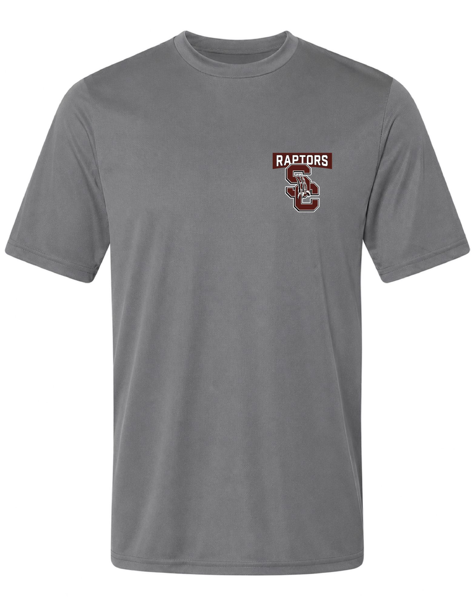 Pel Athletic Adult Silver Creek High School Steel Gray T-Shirt