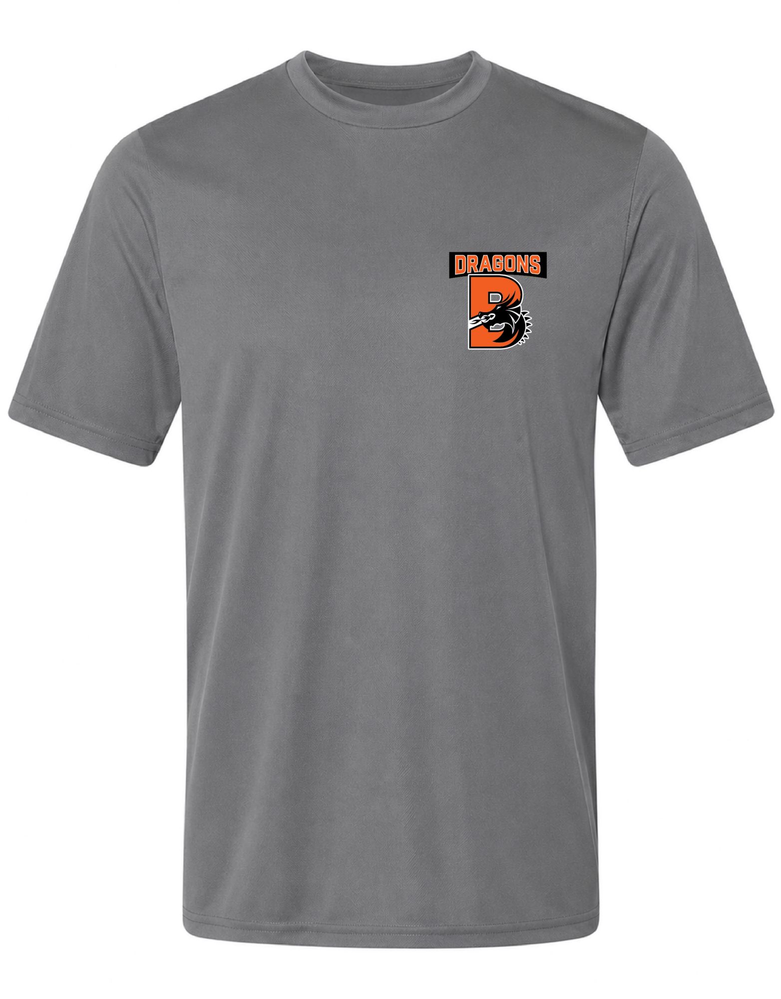 Pel Athletic Adult Brunswick High School Steel Gray T-Shirt
