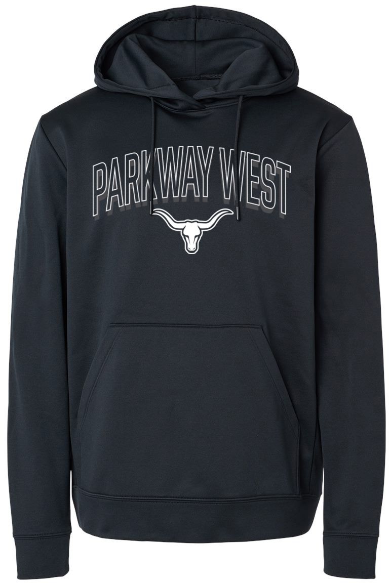 Pel Athletic Adult Parkway West High School Black Pullover Hoodie