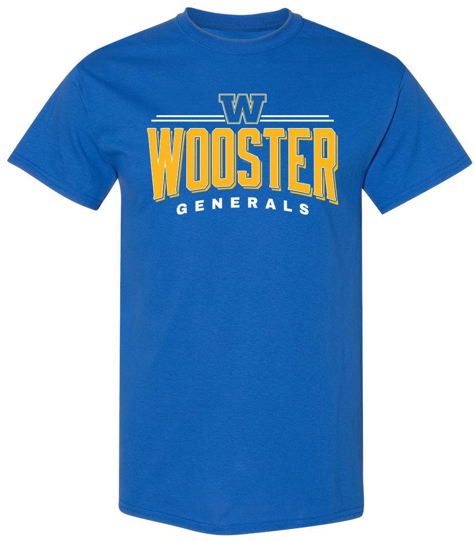 Pel Athletic Adult Wooster High School Royal T-Shirt