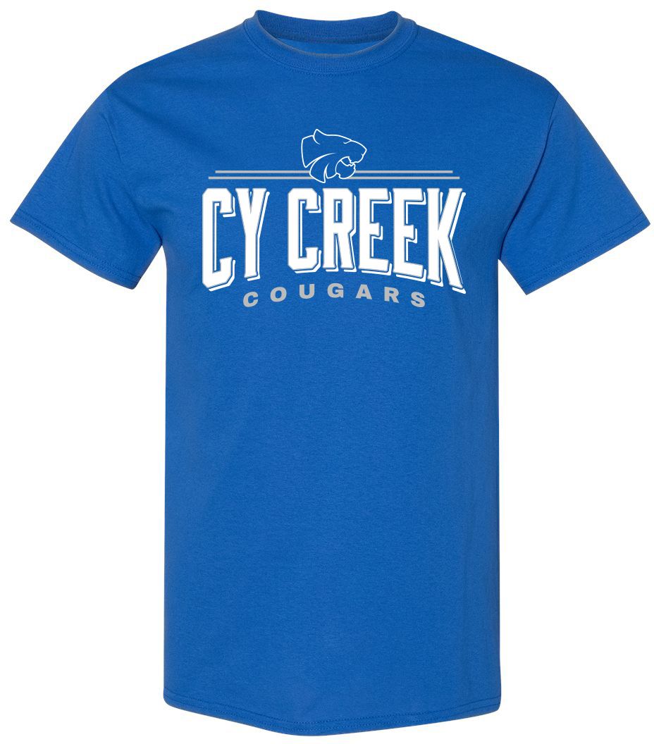 Pel Athletic Adult Cypress Creek High School Royal T-Shirt