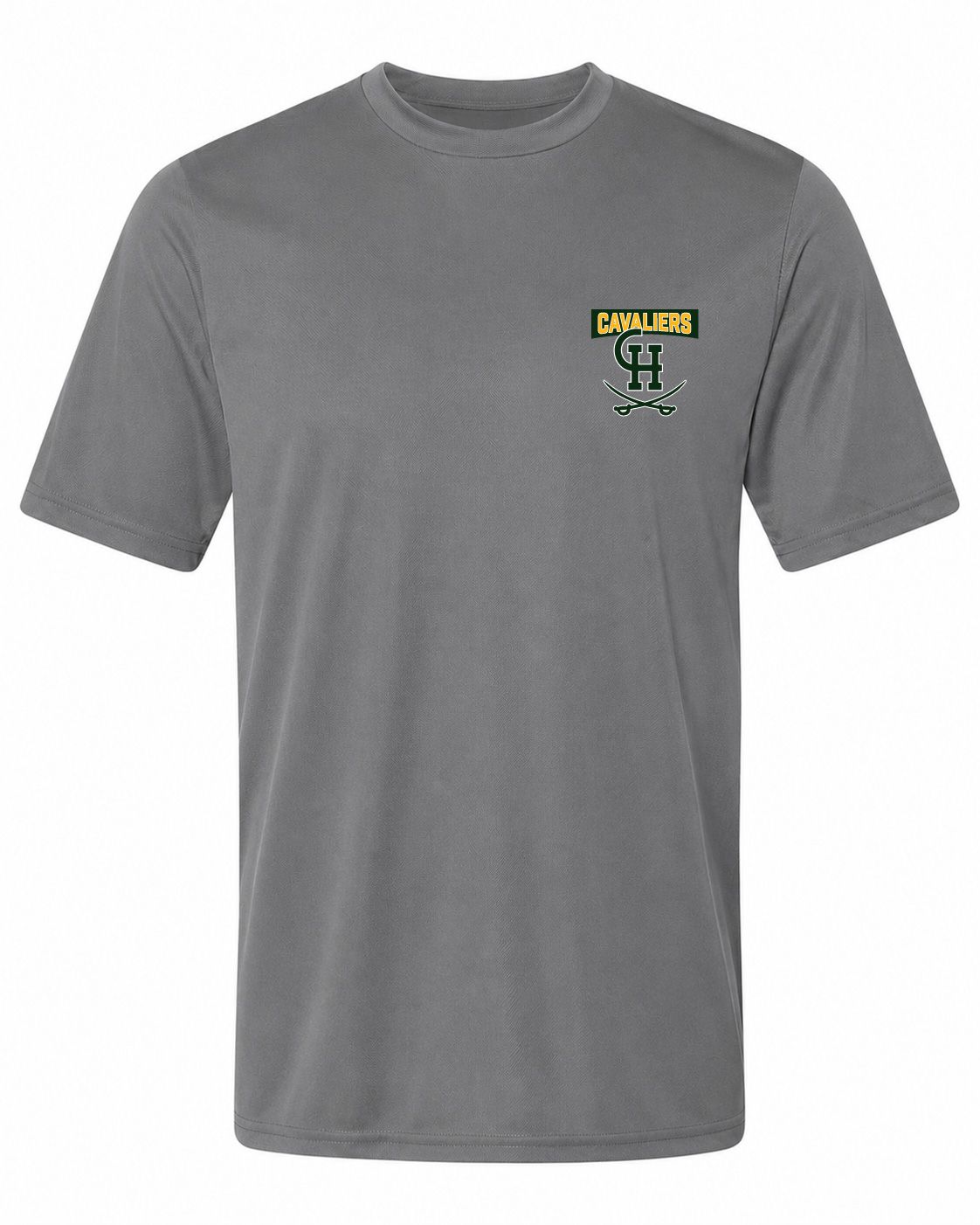 Pel Athletic Adult Clover Hill High School Steel Gray T-Shirt