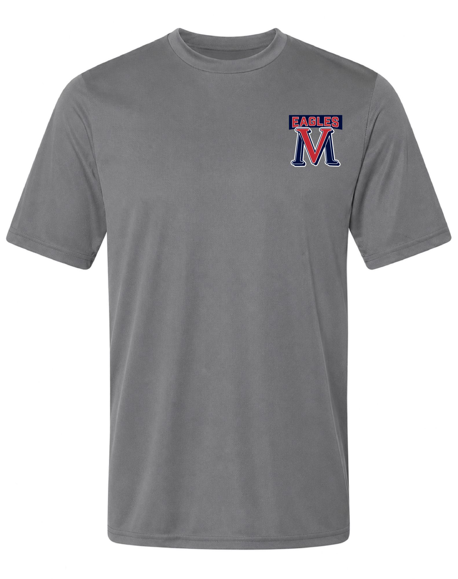 Pel Athletic Adult Veterans Memorial High School Steel Gray T-Shirt