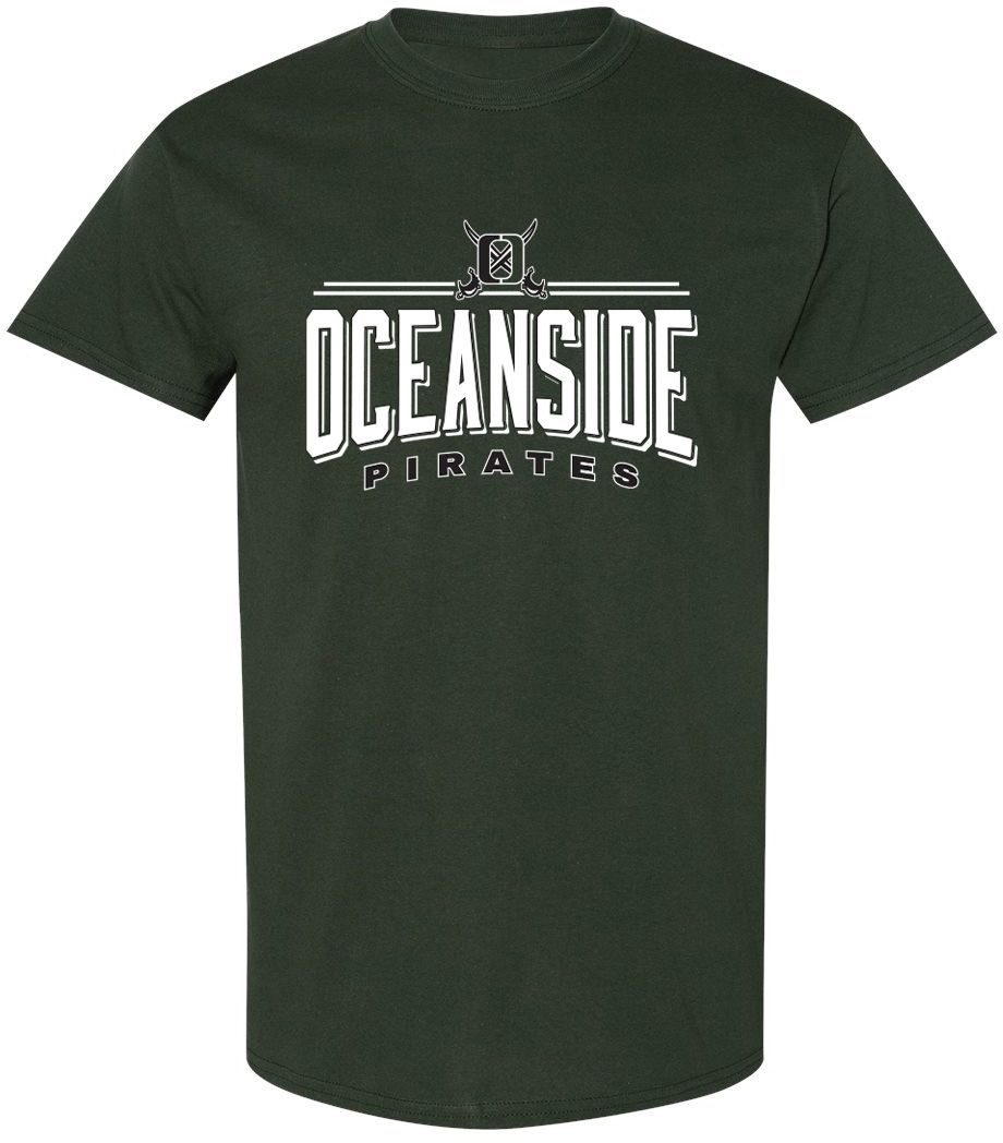 Pel Athletic Adult Oceanside High School Forest T-Shirt