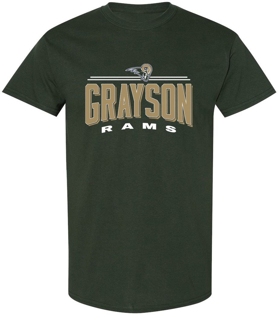 Pel Athletic Adult Grayson High School Forest T-Shirt