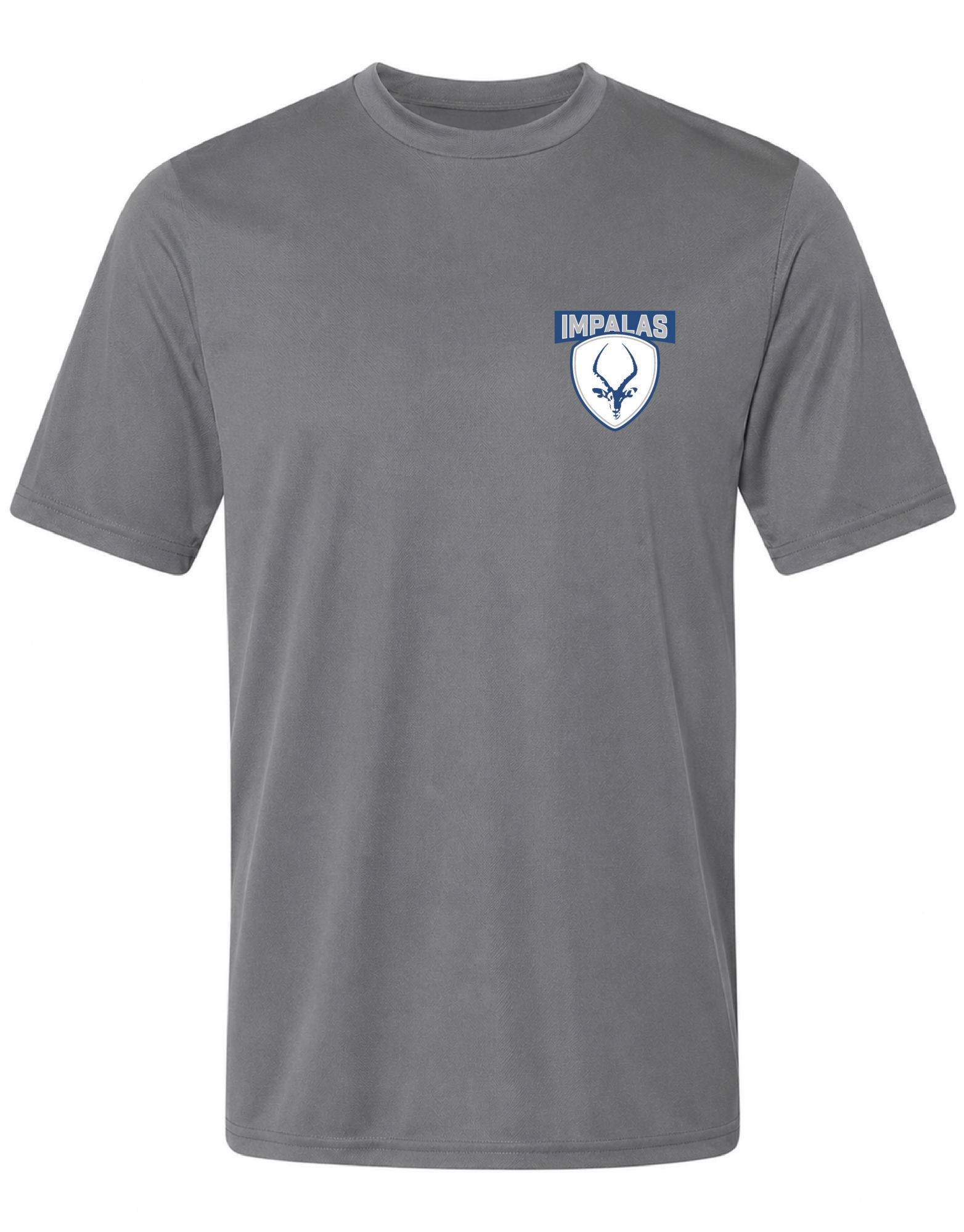 Pel Athletic Adult Poudre High School Steel Gray T-Shirt