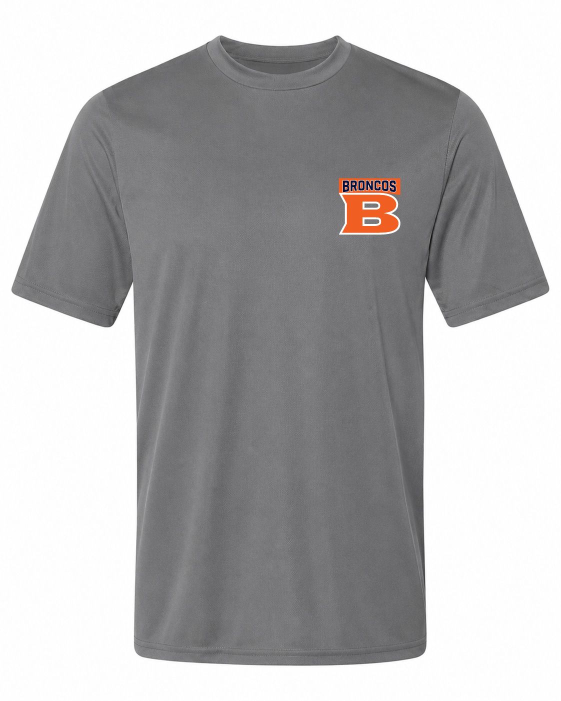 Pel Athletic Adult Brandeis High School Steel Gray T-Shirt
