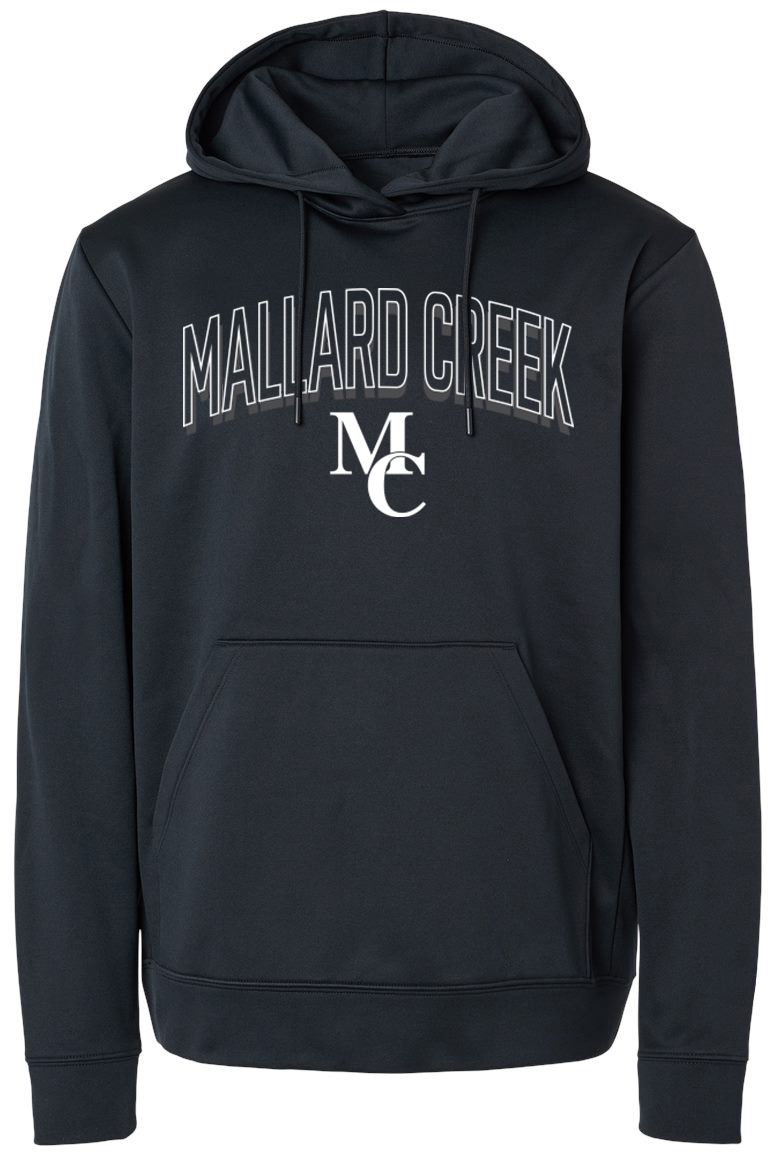 Pel Athletic Adult Mallard Creek High School Black Pullover Hoodie