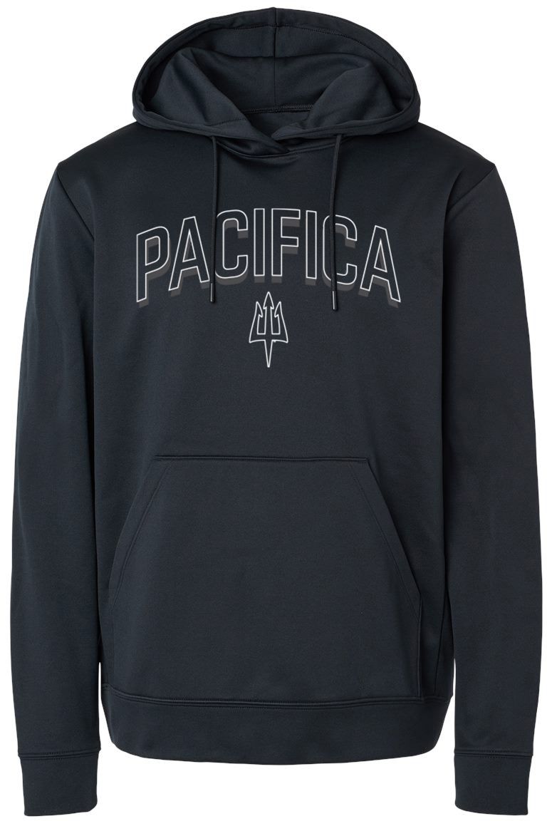 Pel Athletic Adult Pacifica High School Black Pullover Hoodie