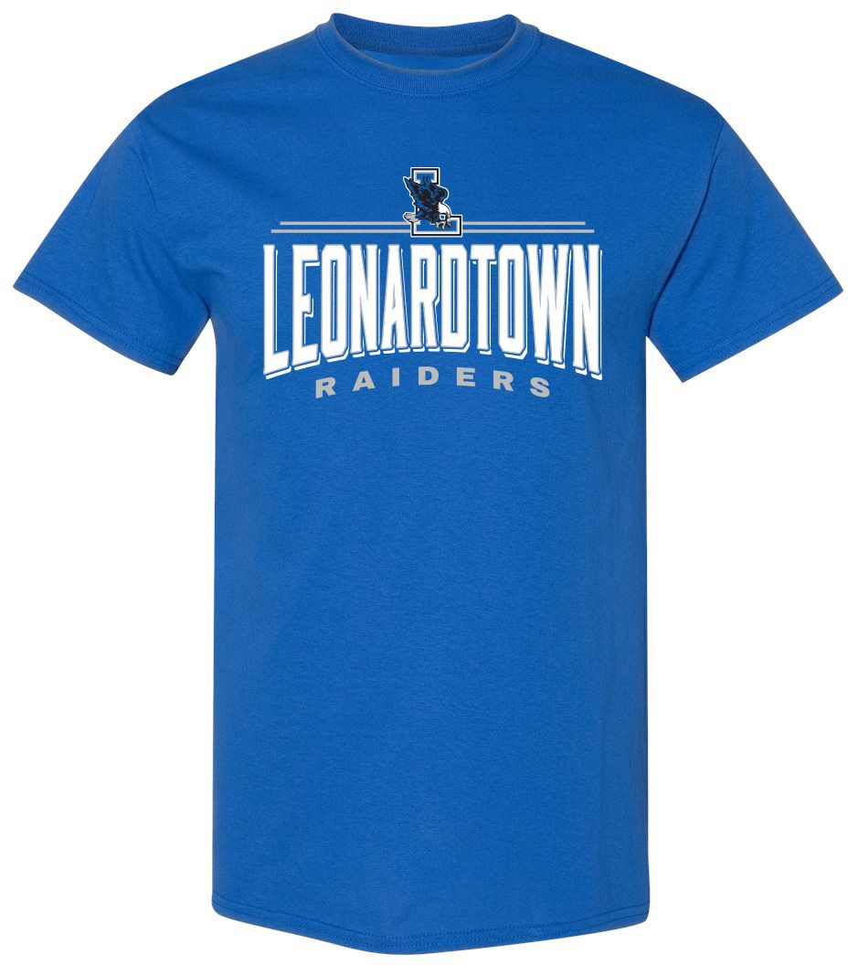 Pel Athletic Adult Leonardtown High School Royal T-Shirt