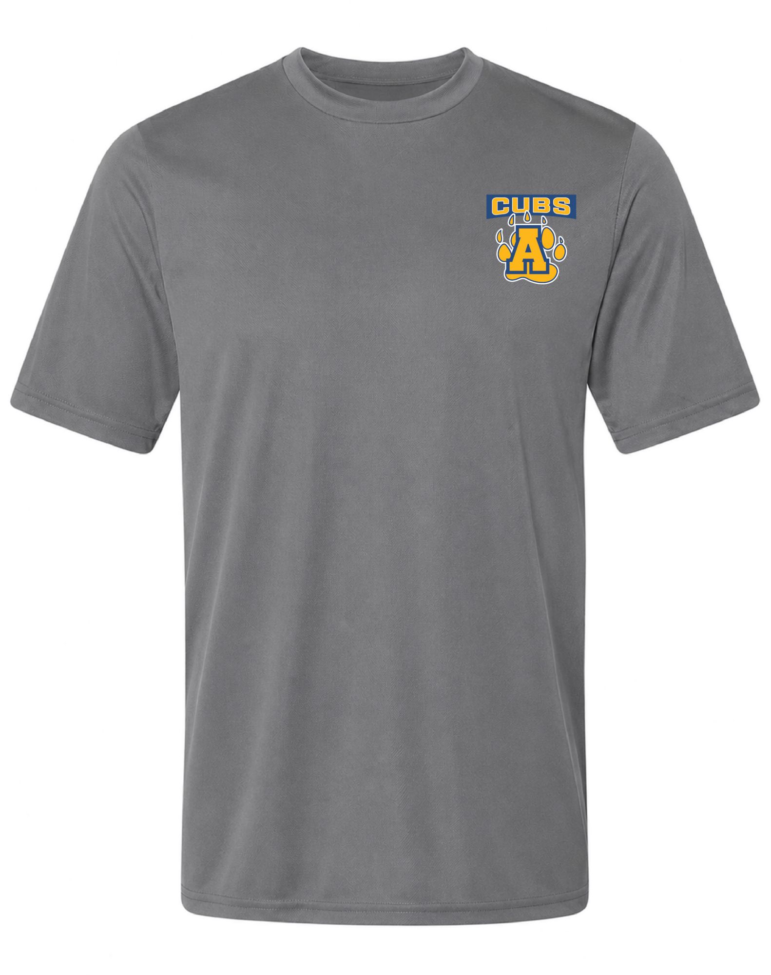 Pel Athletic Adult Anderson Union High School Steel Gray T-Shirt