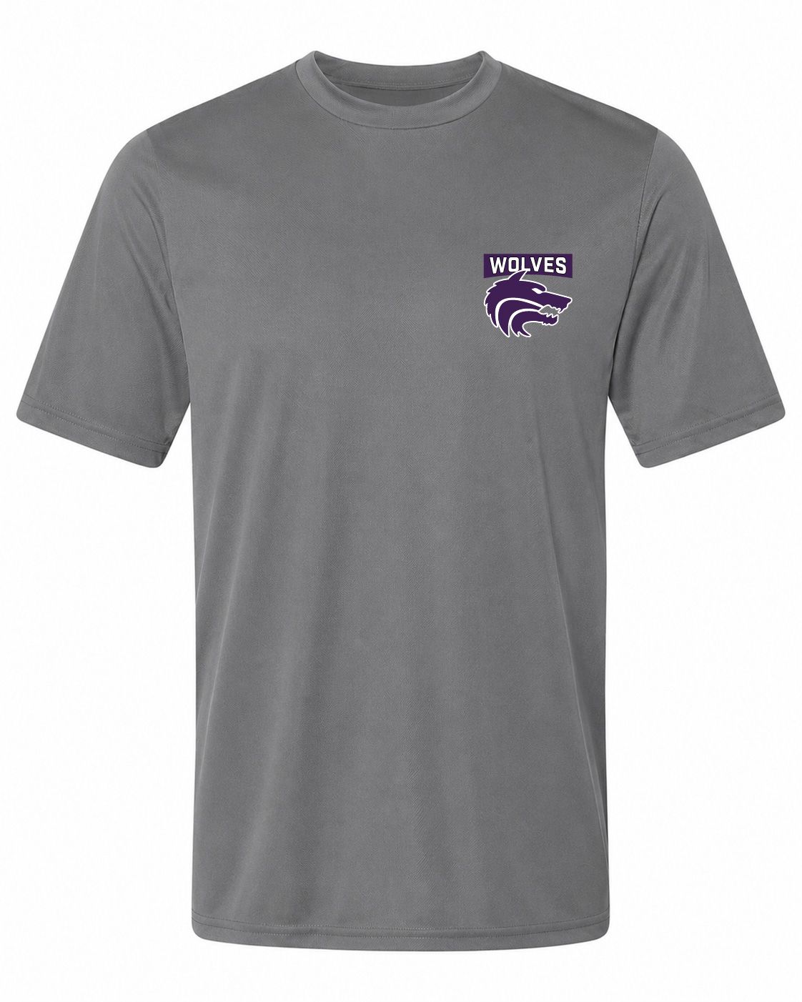 Pel Athletic Adult Timber Creek High School Steel Gray T-Shirt