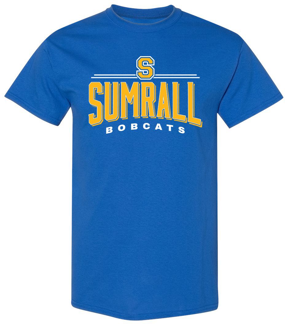 Pel Athletic Adult Sumrall High School Royal T-Shirt