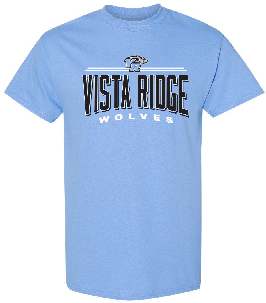 Pel Athletic Adult Vista Ridge High School Blue T-Shirt
