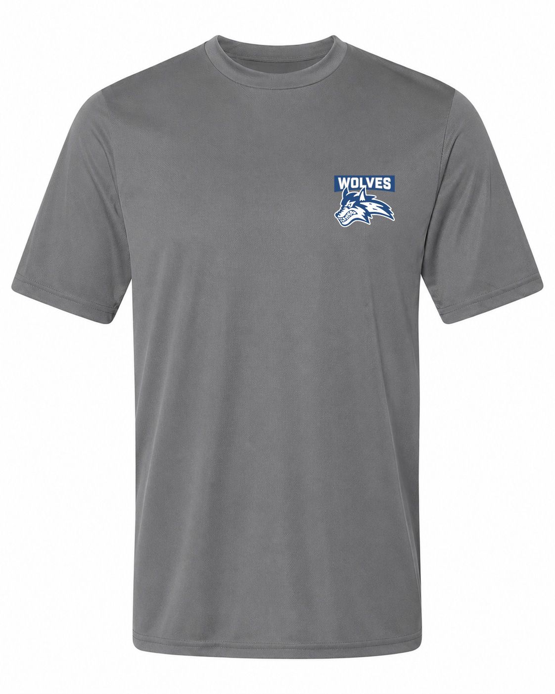 Pel Athletic Adult Basic High School Steel Gray T-Shirt
