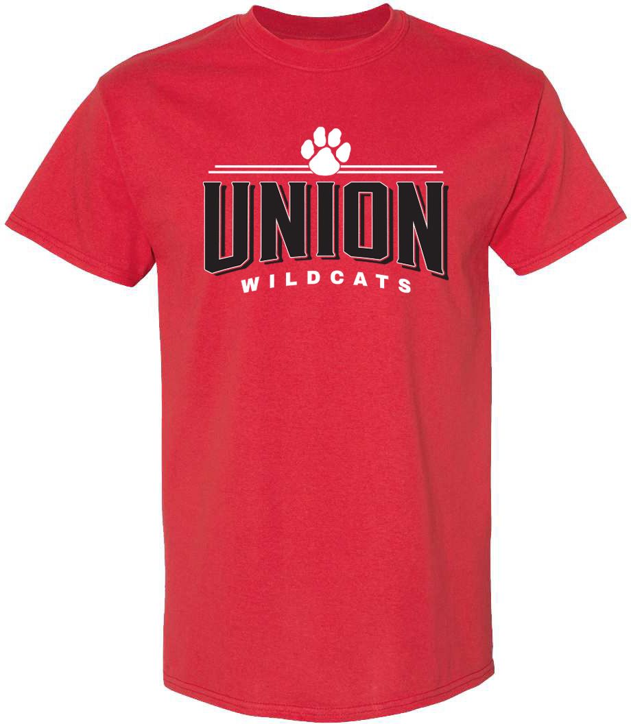 Pel Athletic Adult Union High School Red T-Shirt
