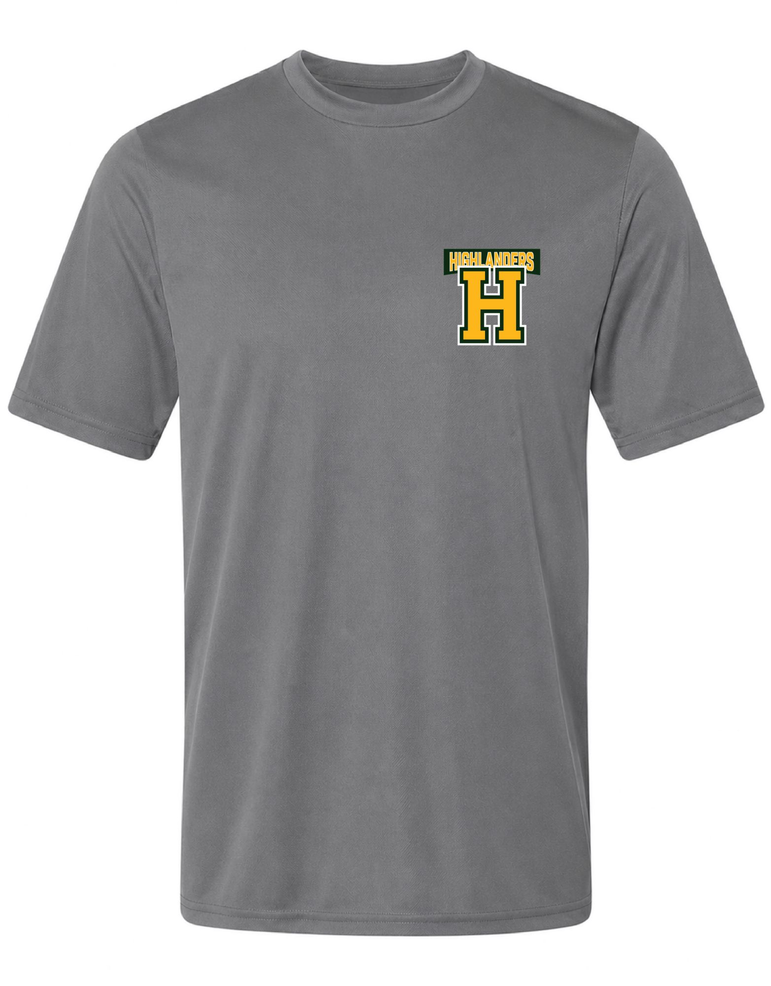 Pel Athletic Adult Huntington High School Steel Gray T-Shirt