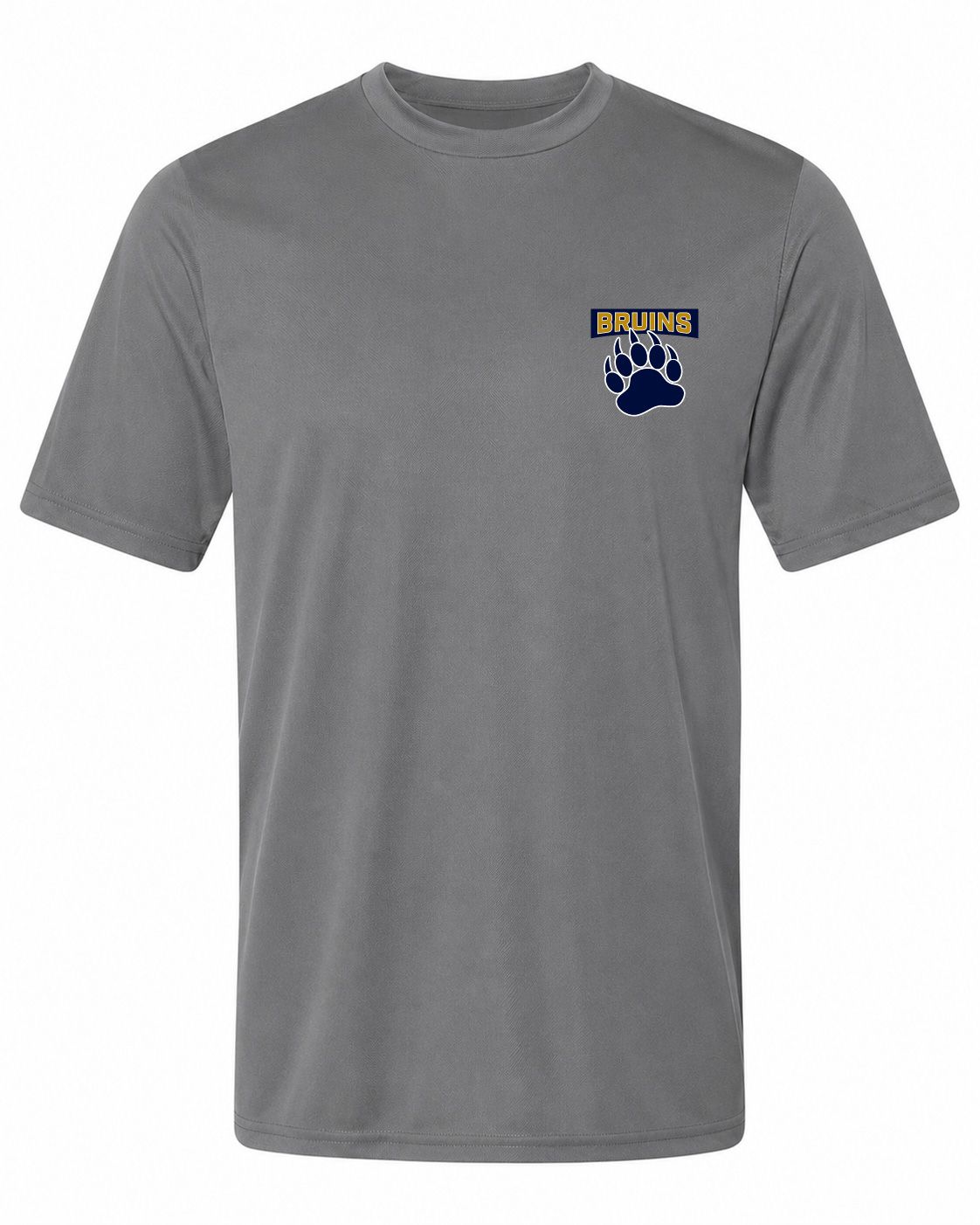 Pel Athletic Adult Western Branch High School Steel Gray T-Shirt