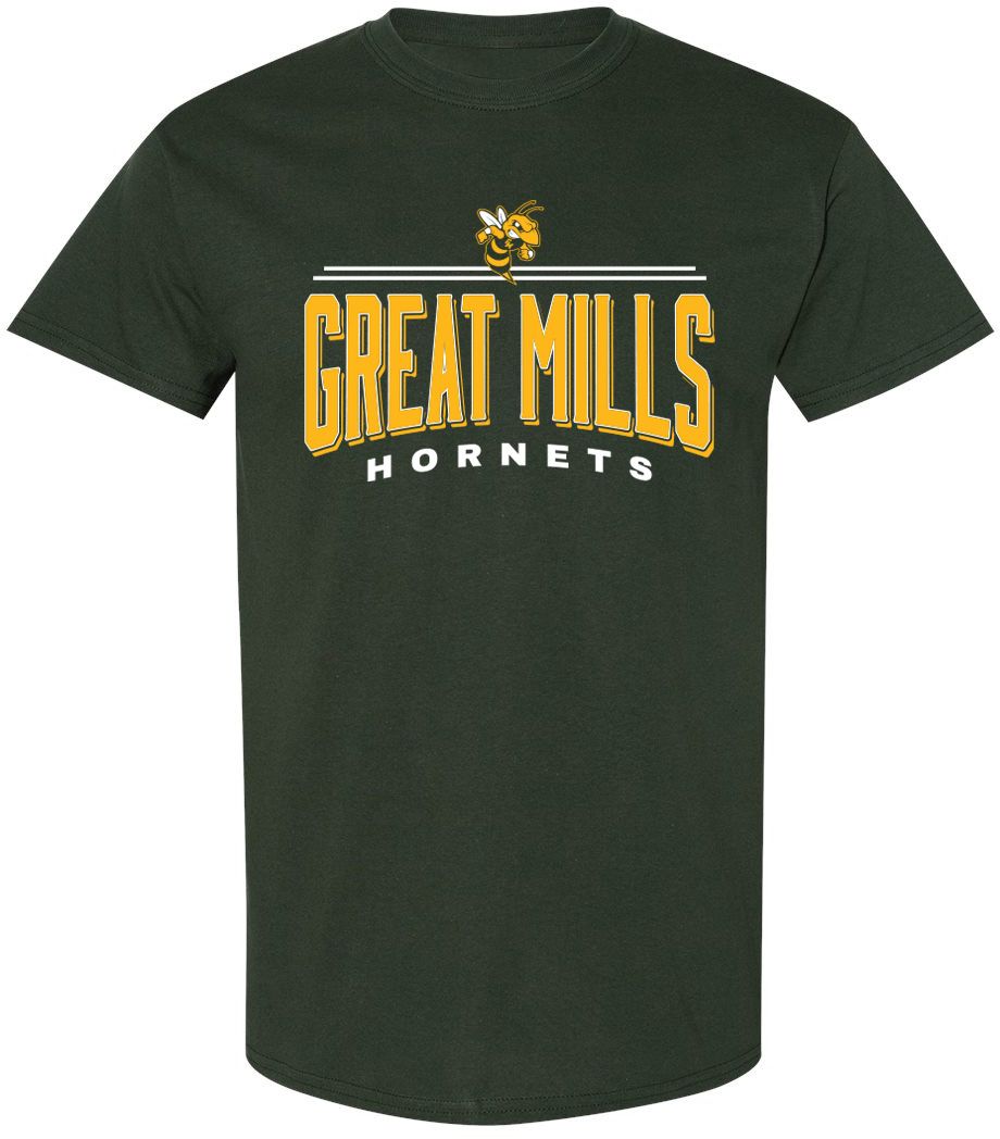 Pel Athletic Adult Great Mills High School Forest T-Shirt