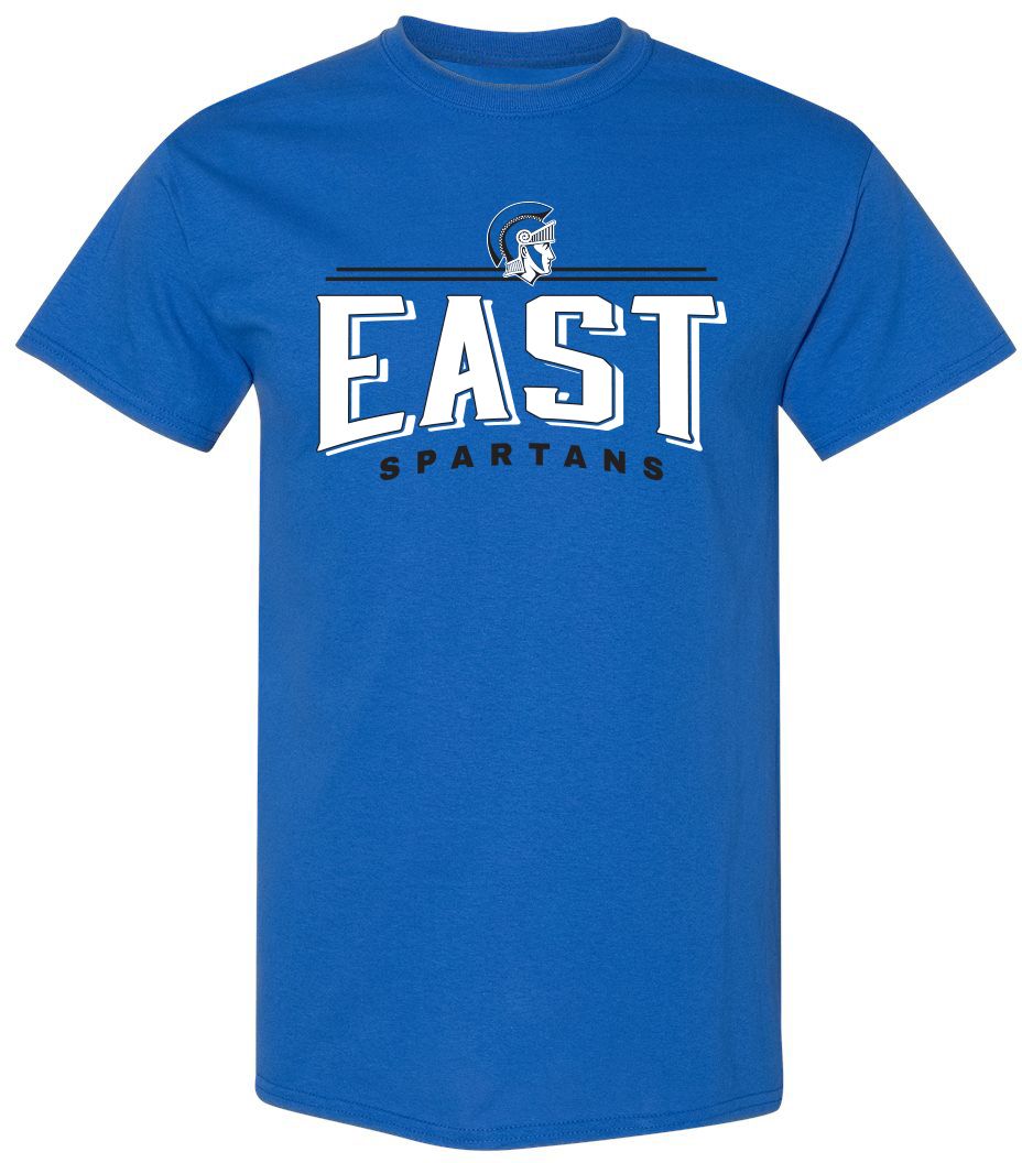 Pel Athletic Adult Lincoln East High School Royal T-Shirt