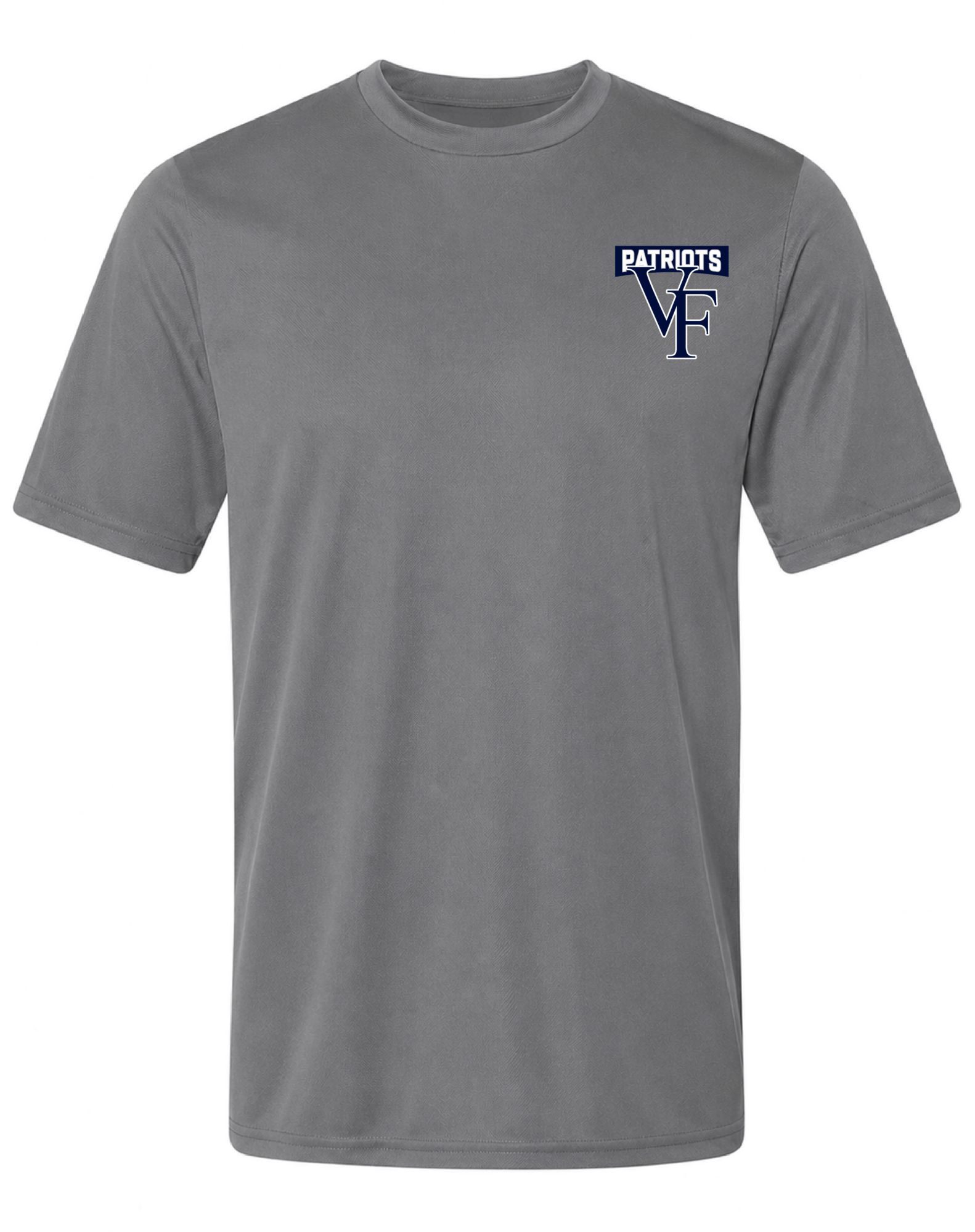 Pel Athletic Adult Valley Forge High School Steel Gray T-Shirt, Men's, XXL | Great Father's Day Gift