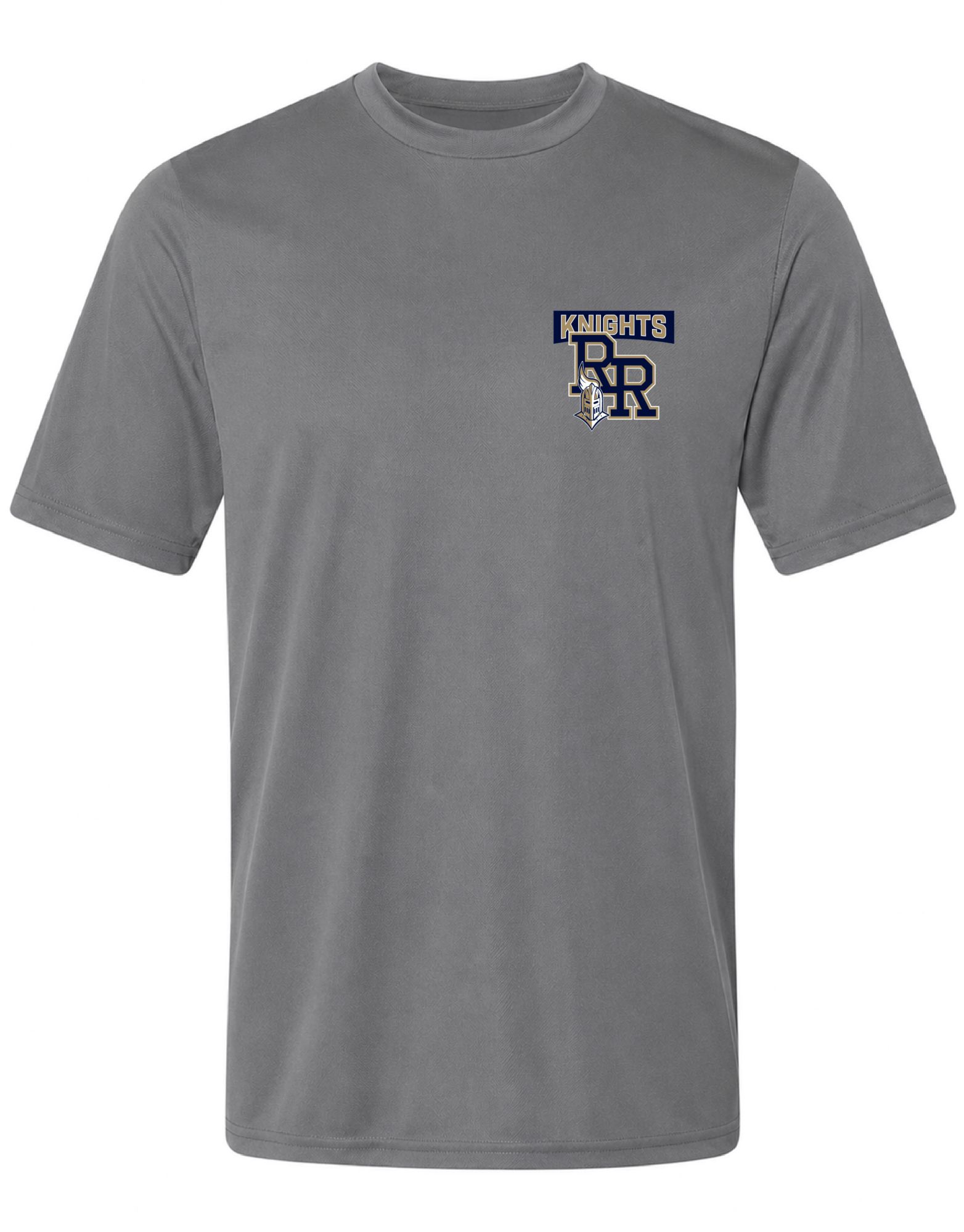 Pel Athletic Adult River Ridge High School Steel Gray T-Shirt