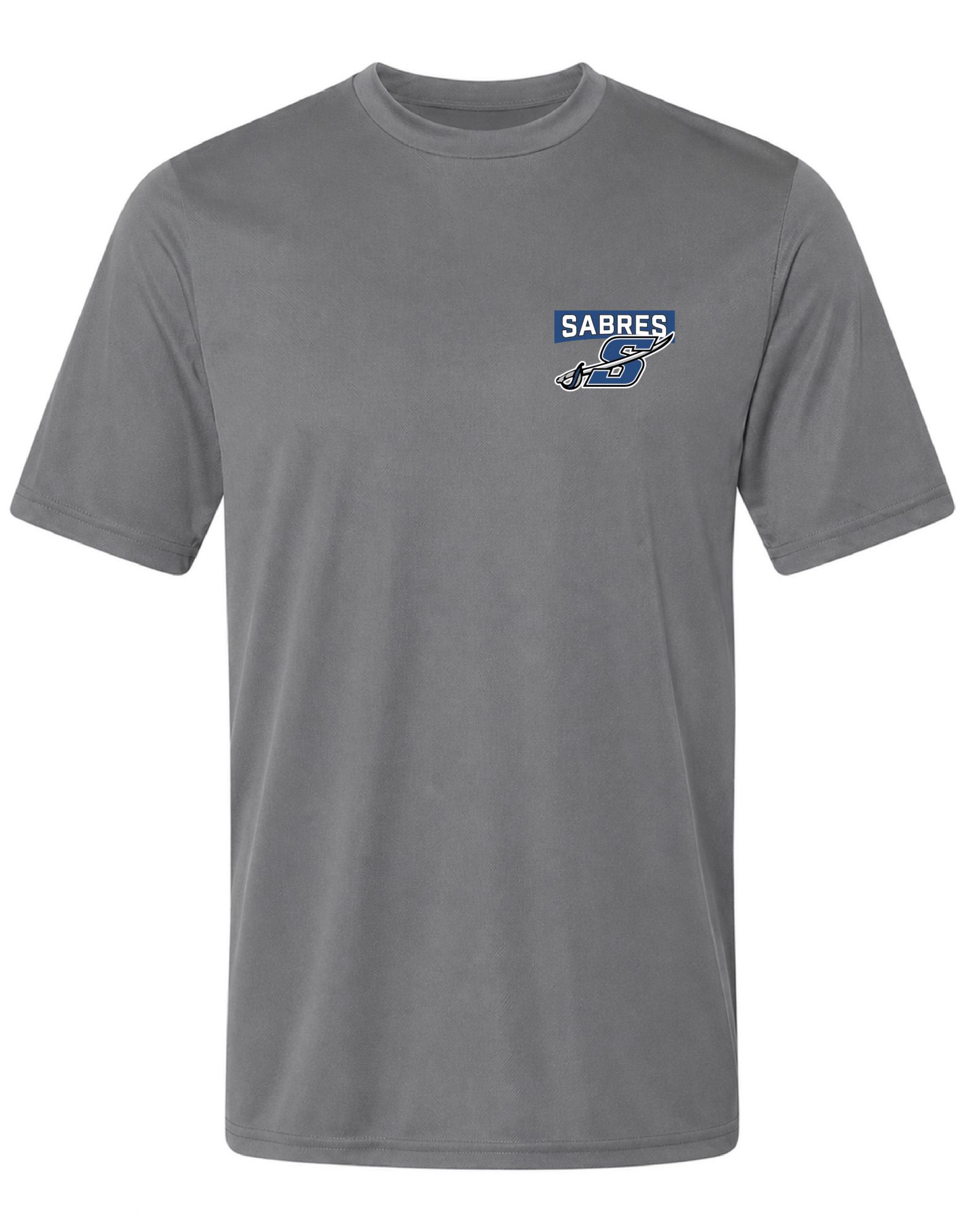 Pel Athletic Adult Sartell High School Steel Gray T-Shirt