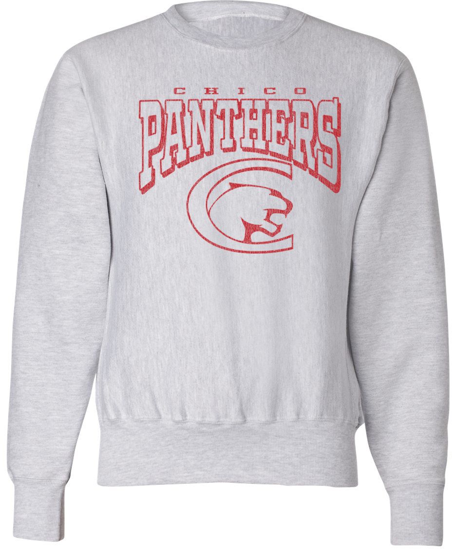 Pel Athletic Adult Chico High School Ash Crewneck Sweatshirt