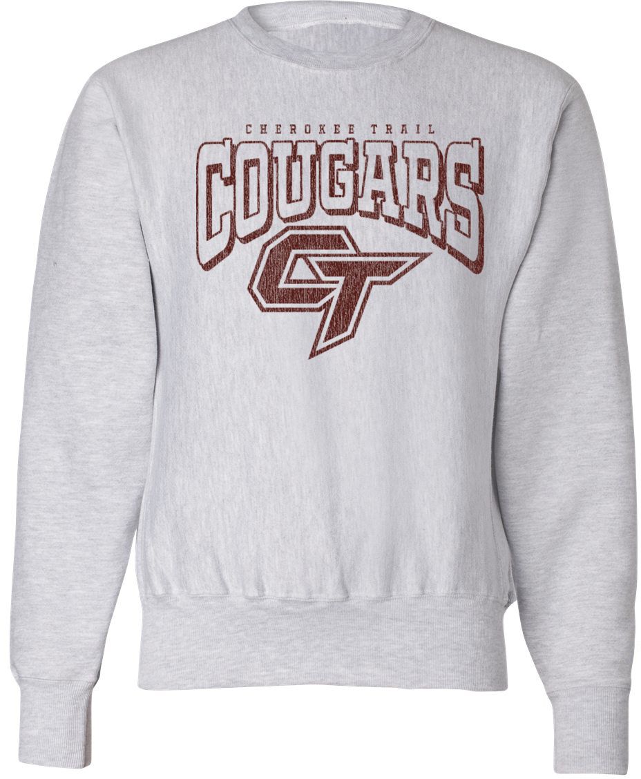 Pel Athletic Adult Cherokee Trail High School Ash Crewneck Sweatshirt