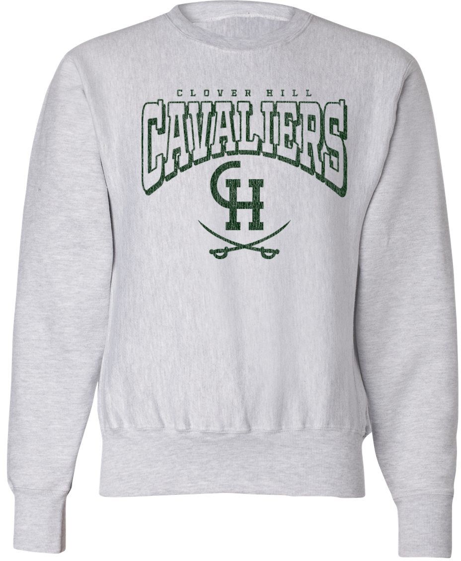 Pel Athletic Adult Clover Hill High School Ash Crewneck Sweatshirt